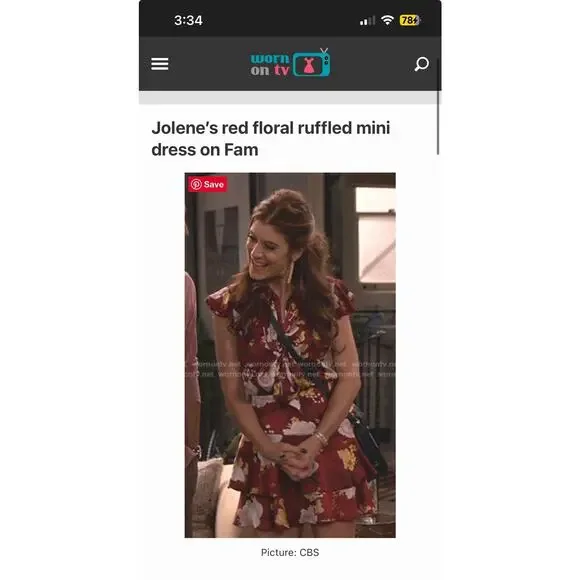 Alice + Olivia Lashay Tie Neck Ruffle Silk Mini Dress Floral Size 8 - Picture 7 of 12